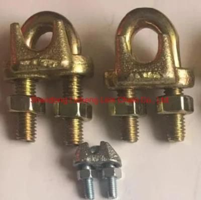 Galvanized Wire Rope U-Clamp a Type Golden Color