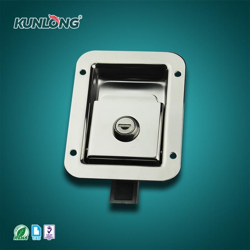 Kunlong Furniture Hardware Stainless Steel Toolbox Paddle Lock Pull Door Lock (SK1-50030)