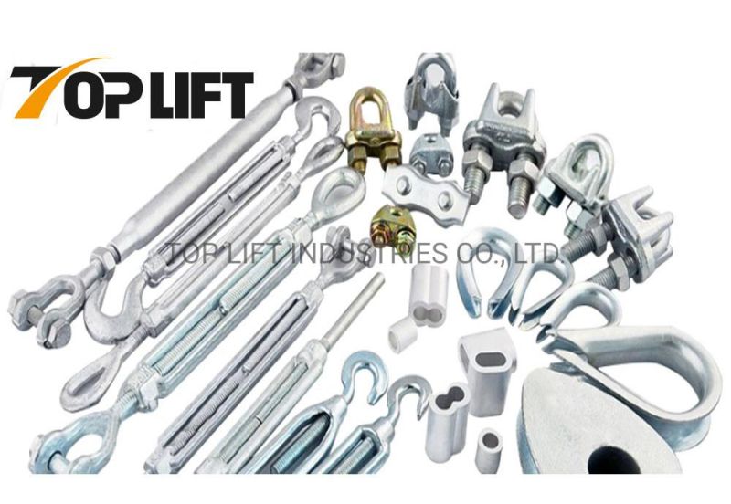 DIN1480 Galvanized Drop Forged Steel Turnbuckles with Hook and Eye