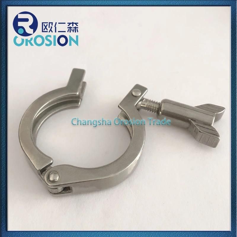 Sanitary Stainless Steel Clamp with Rocket Nut