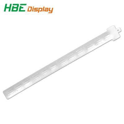 Promotional Supermarket Customized Plastic Hanging Display Clip Strip