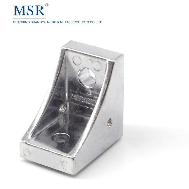 Hot Sale Die-Cast Aluminum 2 Hole Inside 3043A-10 Corner Bracket for Aluminum Profile