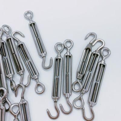 Galvanized High Strength Wire Rope Rigging Carbon Steel Stainless Steelscrew Drop Forged Eye to Eye Turnbuckle