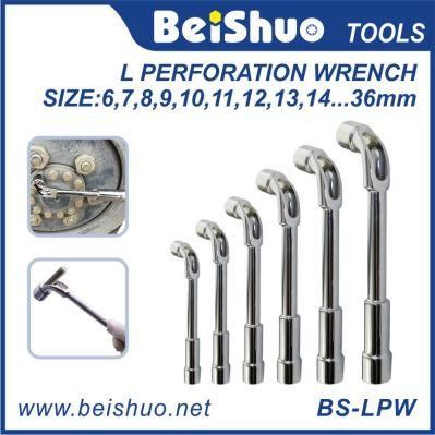 L Perforation Wrench with Hole for Car Repairing
