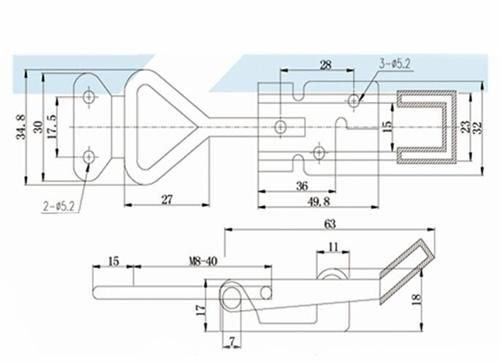Throw Over Catches/ Adjustable Toggle Clamp