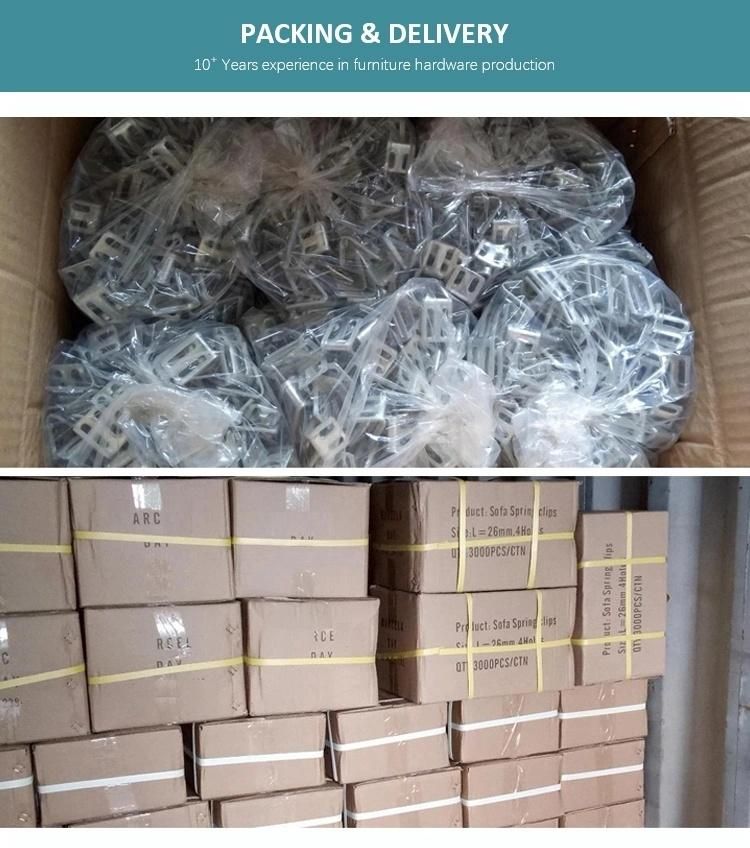 Furniture Hardware Sofa Ziazag Spring Part Connecting Link Hook