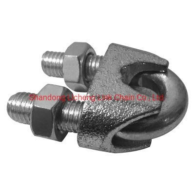 China Factory Nice Quality Galvanized Clamp Malleable DIN741 Wire Rope Clips