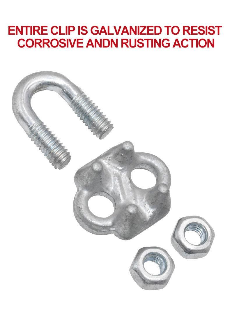 Drop Forged Hot DIP Galvanized G450 Us Type Wire Rope Clip