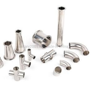 Sanitary Stainless Steel 3A Tri-Clamp Ferrule Pipe Clamp Fittings