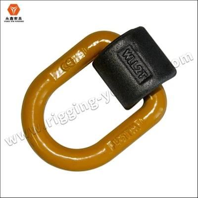 1t-15t G80 Forged Swivel Hoist D Ring with Wrap Lifting Point