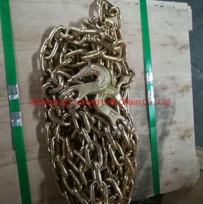 China Factory Industrial Galvanized Metal Chain with Hook