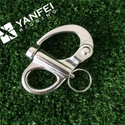 Stainless Steel Snap Shackle with Fixed Eye