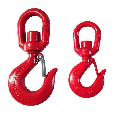 G80 Rotary Forged Swivel Grab Hook with Latch