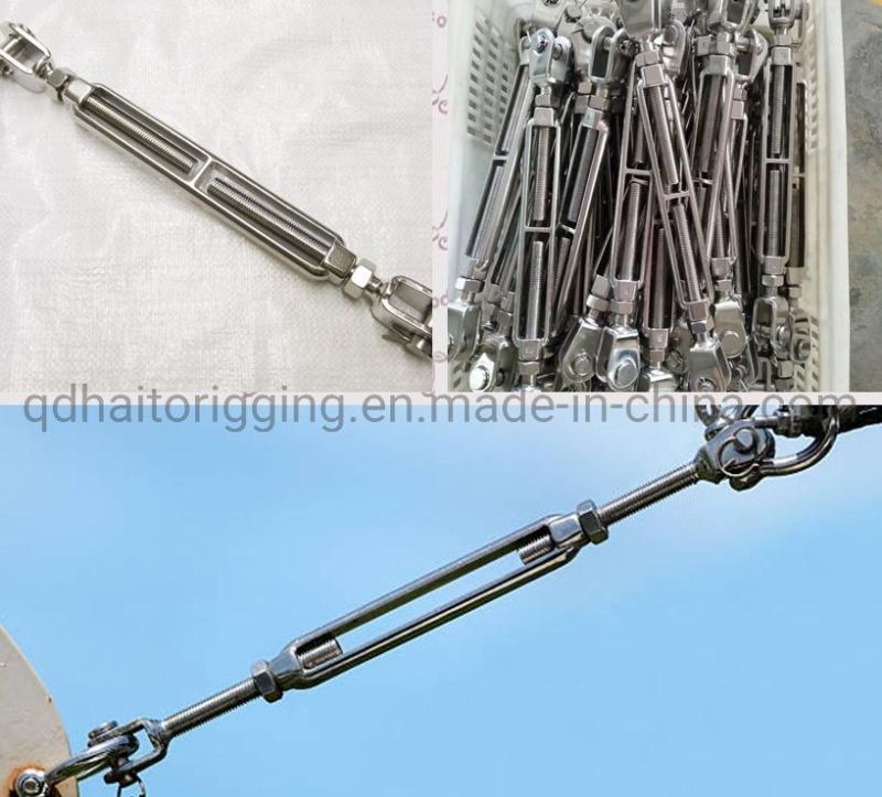 Hot Sale AISI304/316 Rigging Screw Turnbuckle with Jaw&Jaw