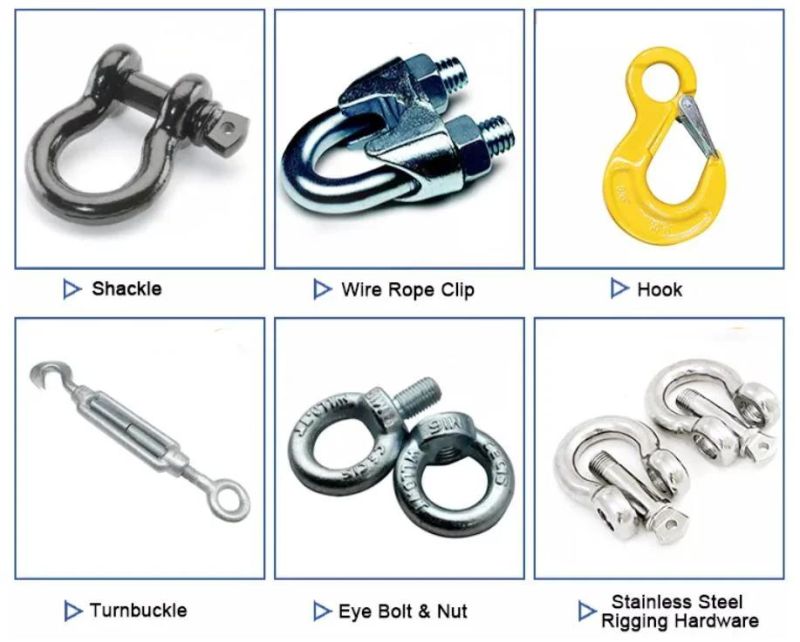 304 316 Stainless Steel Rope Grips DIN1142 Rope Clip DIN741 Wire Rope Clamps for Cable End Connections