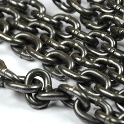 8mm G80 Steel Chain Black Chain Iron Drum Packing