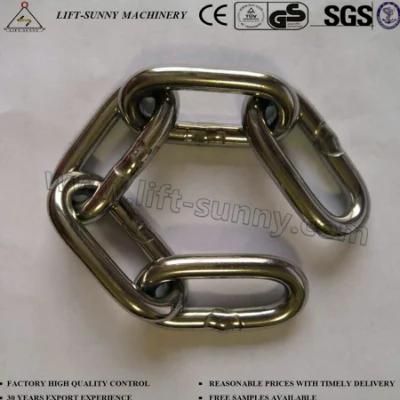 8mm 304/316 Stainless Steel Link Chain DIN763 Long Link Chains