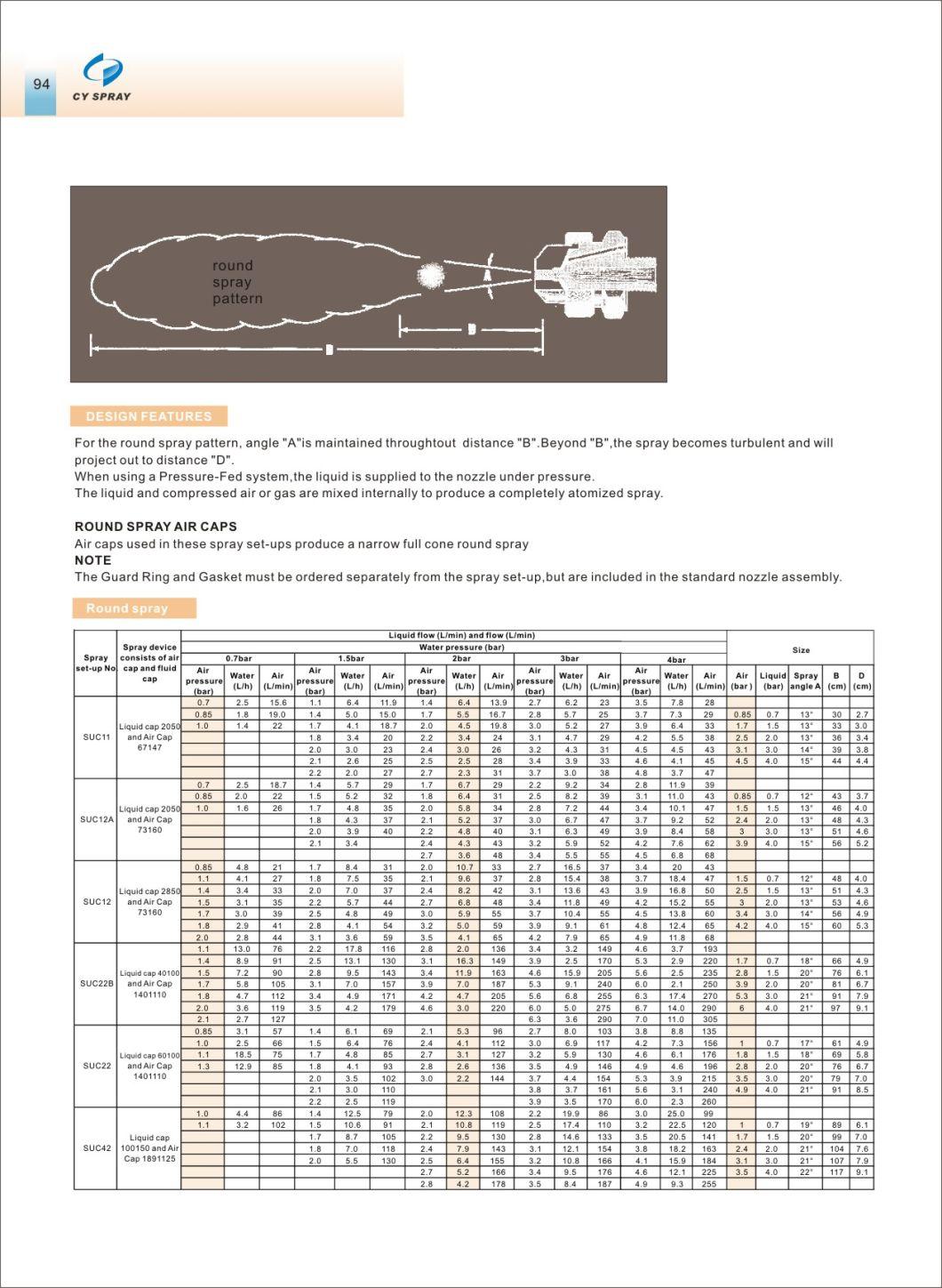 Siphon Air Atomizing Nozzle