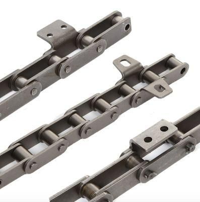 Good Quality Carbon Steel Industrial Short Pitch Conveyor Roller Chain with SA-1 Sk-1 Attachments