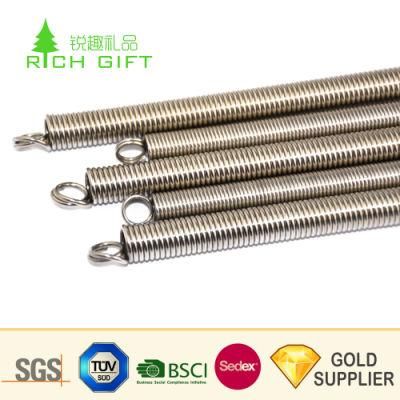 Manufacturer Customized Spiral Extension German-Style British Long Double Hook Piano Wire Stainless Steel Mechanical Spring