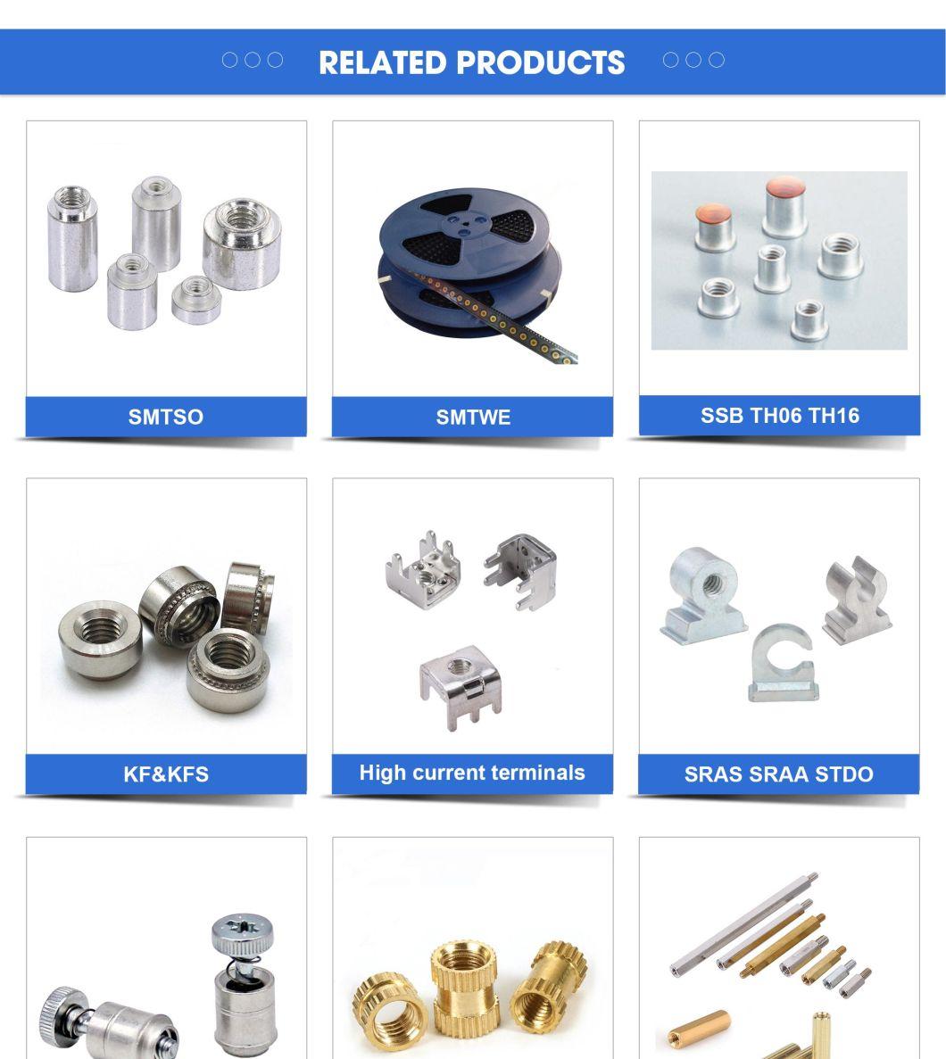 Smtso-M2.5-2et Weld Nut / PCB Nut, Manufacturers, Stock, Brass Reel