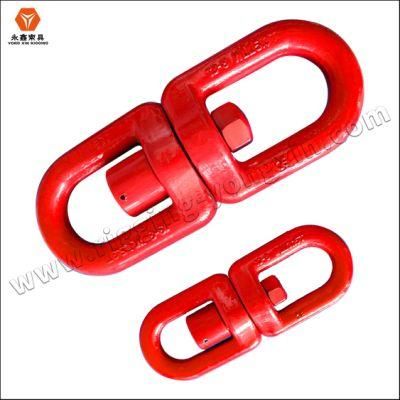 Hot Sell Chinese Product G80 Double Eye Lifting Swivel Link for Chain Heavy Duty