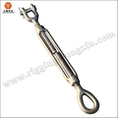 DIN DIN 1480 High Quality M20 20 mm 20mm Galvanized Steel Wire Rope Turnbuckle Hook and Eye Turnbuckle