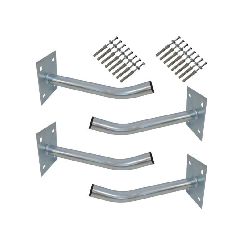 Hardware Holder L Shape Slat Wall Storage Tyre Tire Hook for Garage Car Wheel Hanging