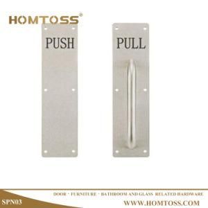 Public Toilet and Washroom Stainless Steel Indicator Board Plate Number Push and Pull Sign Plate (SPN03)