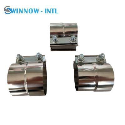Stainless Steel 304 Exhaust Band Metal Flex Pipe Flex Connector Clamp