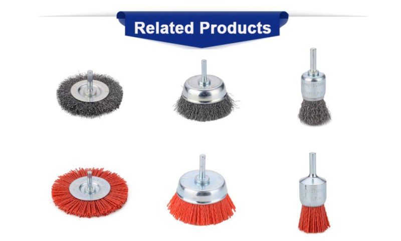 Durable Crimped Cup Brush for Removing Paint and Rust