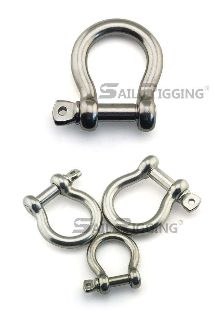 Us Type Screw Pin Bow Stainless Steel Shackles