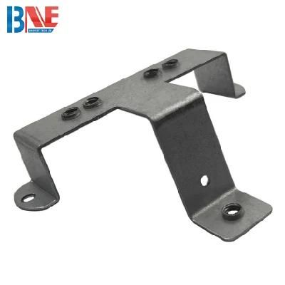 Custom High Precision Steel Flat Metal Bracket with Zinc Plating