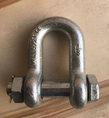 1-1/8 Inch 9.5 Ton Alloy Steel Safety Pin Anchor Shackles