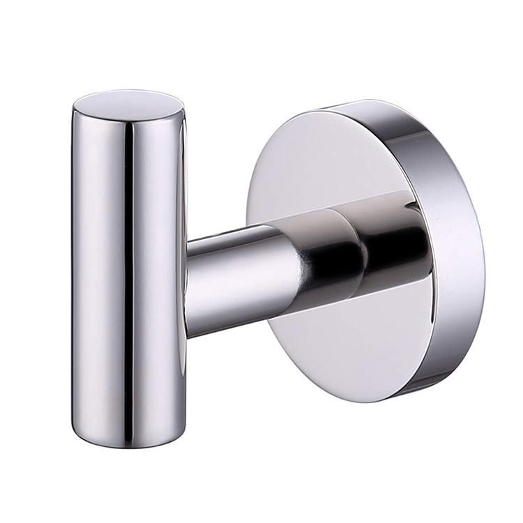 Bathroom Matte Black Coat Hook SUS 304 Stainless Steel Single Towel/Robe Clothes Robe Hook
