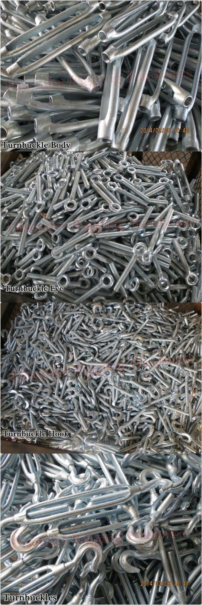 Marine Hardware Rigging Stainless Steel316 M12 European Open Body Turnbuckle