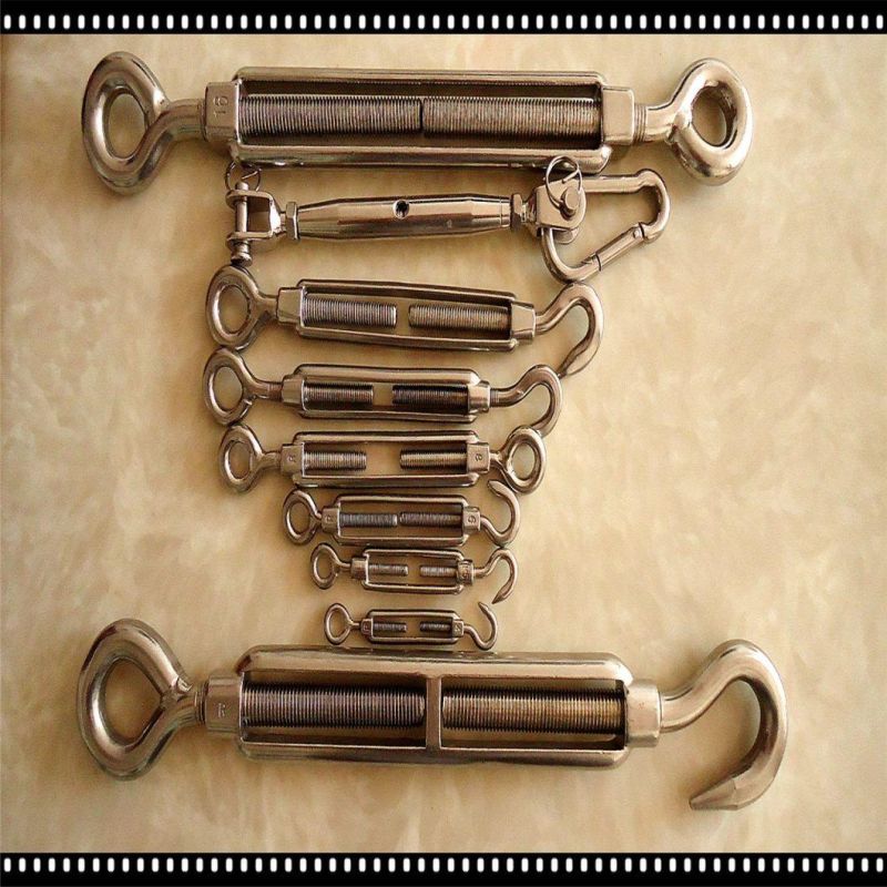 Euro Type Turnbuckle with Eye-Eye in Stainless Steel