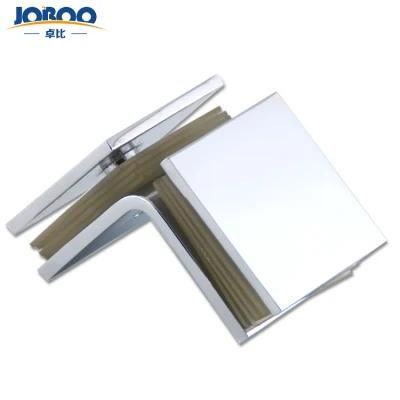 Wholesale High Quality Shower Screen Metal Chrome 90 Degree Right Angle Glass Holding Clip Clips Clamp for Bathroom