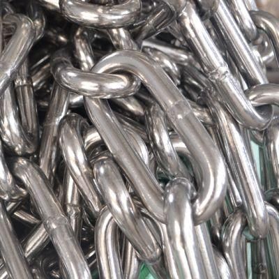 High Polished Smooth Welded Point Stainless Link Chain