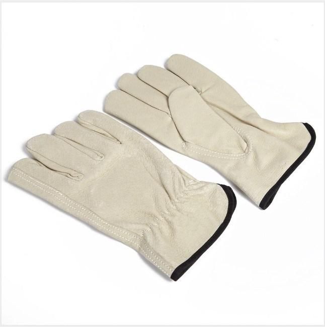 RF Safety Comfortable Pigskin Leather Driving Labor Protection Glove