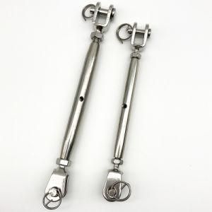 High Quality European Stainless Steel Closed Body Turnbuckle with Jaw &amp; Jaw