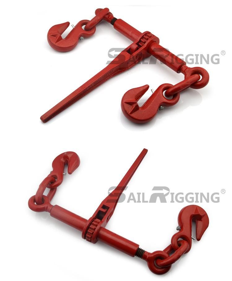 G80 China Marine Rigging Hardware Forged Handle Standard Ratchet Type Load Binders Hook and Hook