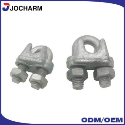DIN741 Galvanized Adjustable Steel Drop Forged Wire Rope Clamp