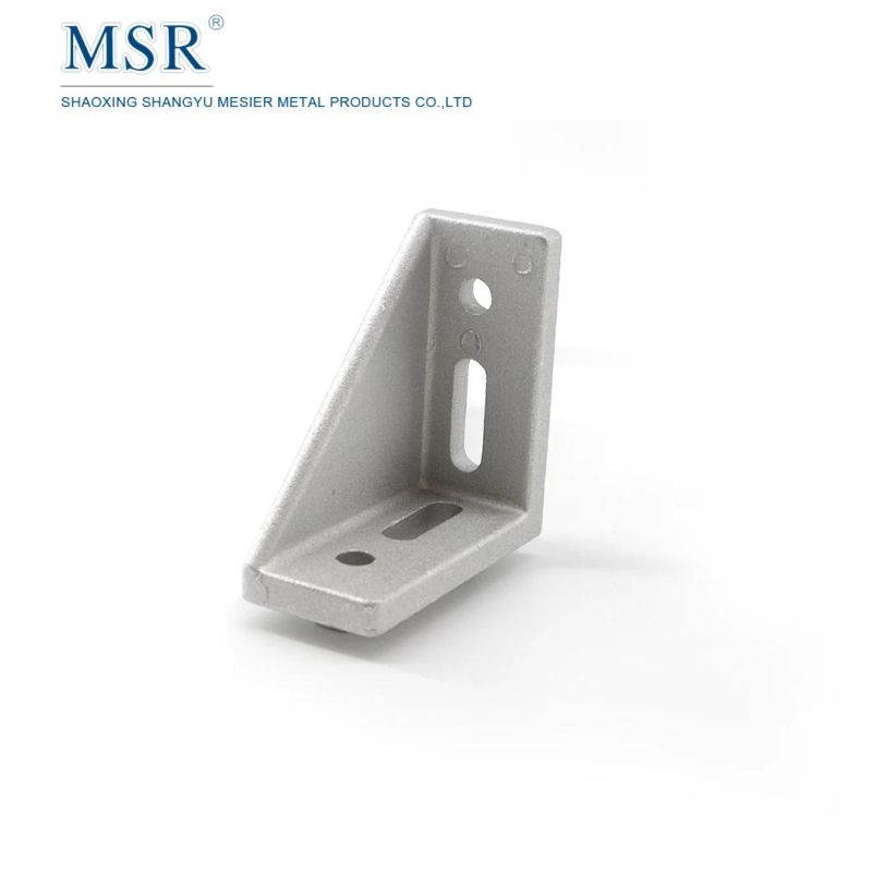 China Supplier Die-Cast Aluminum 4 Hole Inside 3060c-8A Corner Bracket for Aluminum Profile