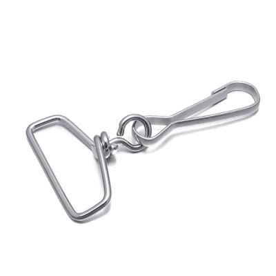 Wholesale Iron Silver Color Lanyard Metal Clip Simplex Hook