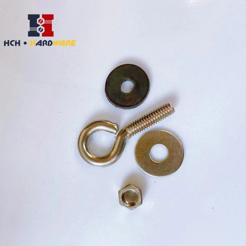 Stainless Steel Hook Bolt and Nut Machine Hardware