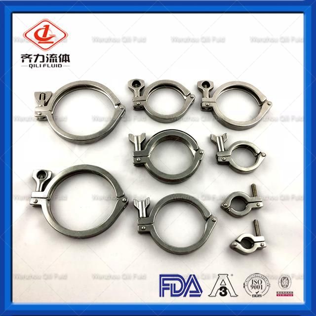 Sanitary Stainless Steel Heavy Duty Tri Clover Clamps