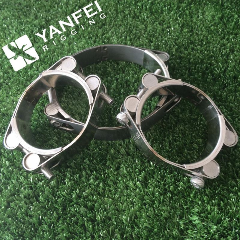 Ss316 Double Bolts Clamp, Hose Clamp