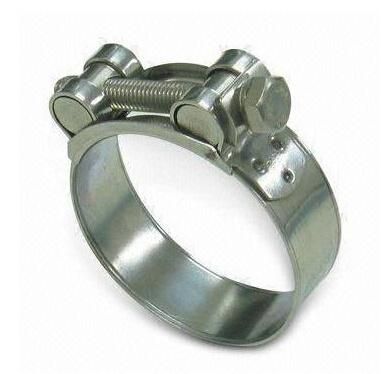 Heavy Duty Pipe Clamps with Single T Bolt, Stainless Steel Hose Clamps