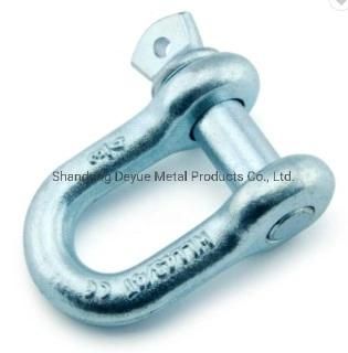 China Factory Load Rated Us Type Stud Link Anchor Chain End Joining D Shackle